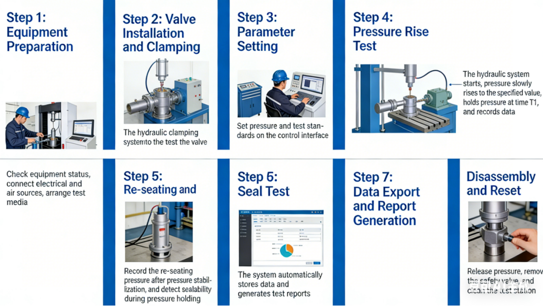 Breather valve test bench Working Process