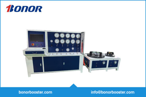 Computer-controlled safety valve testing bench