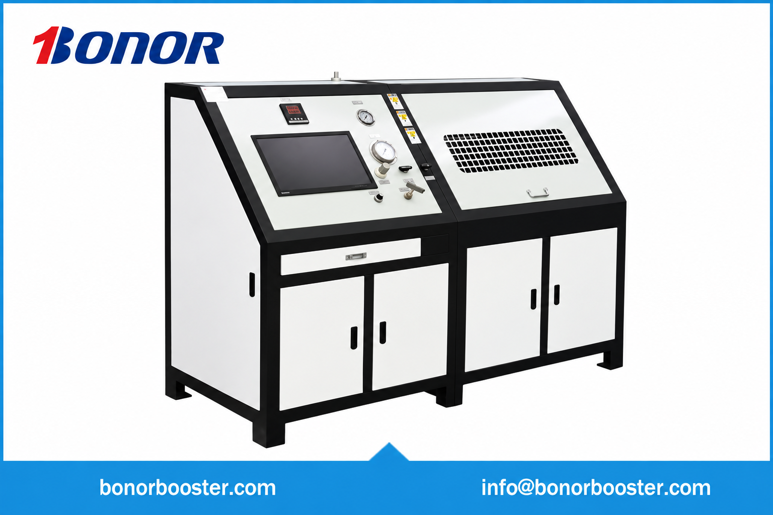 High-pressure hose burst testing machine