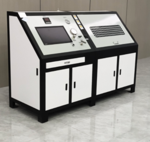 High-pressure hose burst testing machine